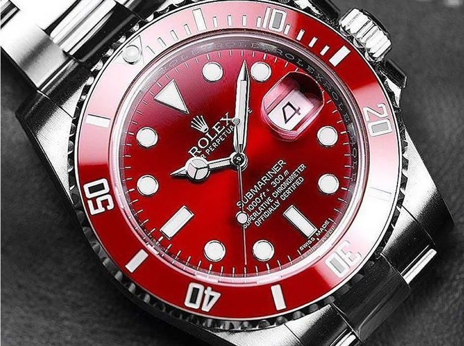 Best Watches by Rolex with Red Dials