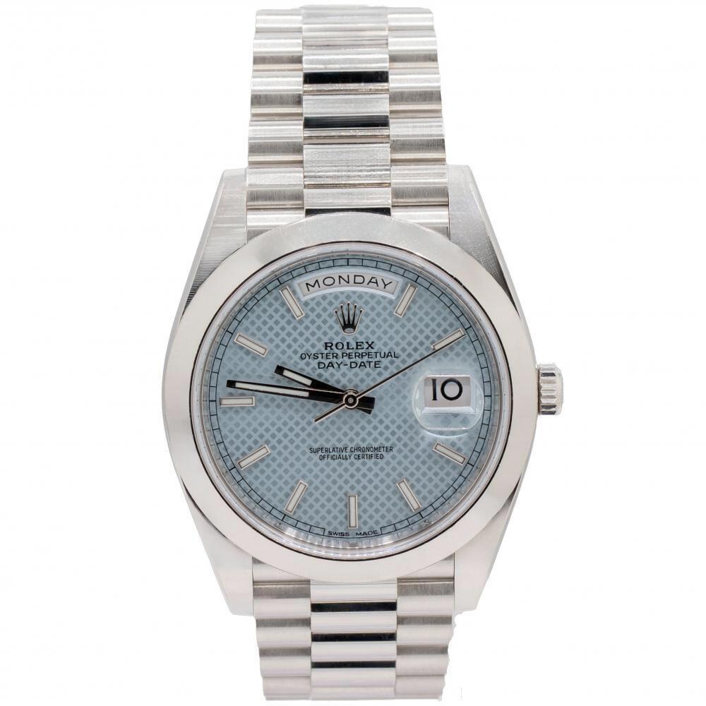 Rolex Day-Date 40MM Platinum 228206 Watch