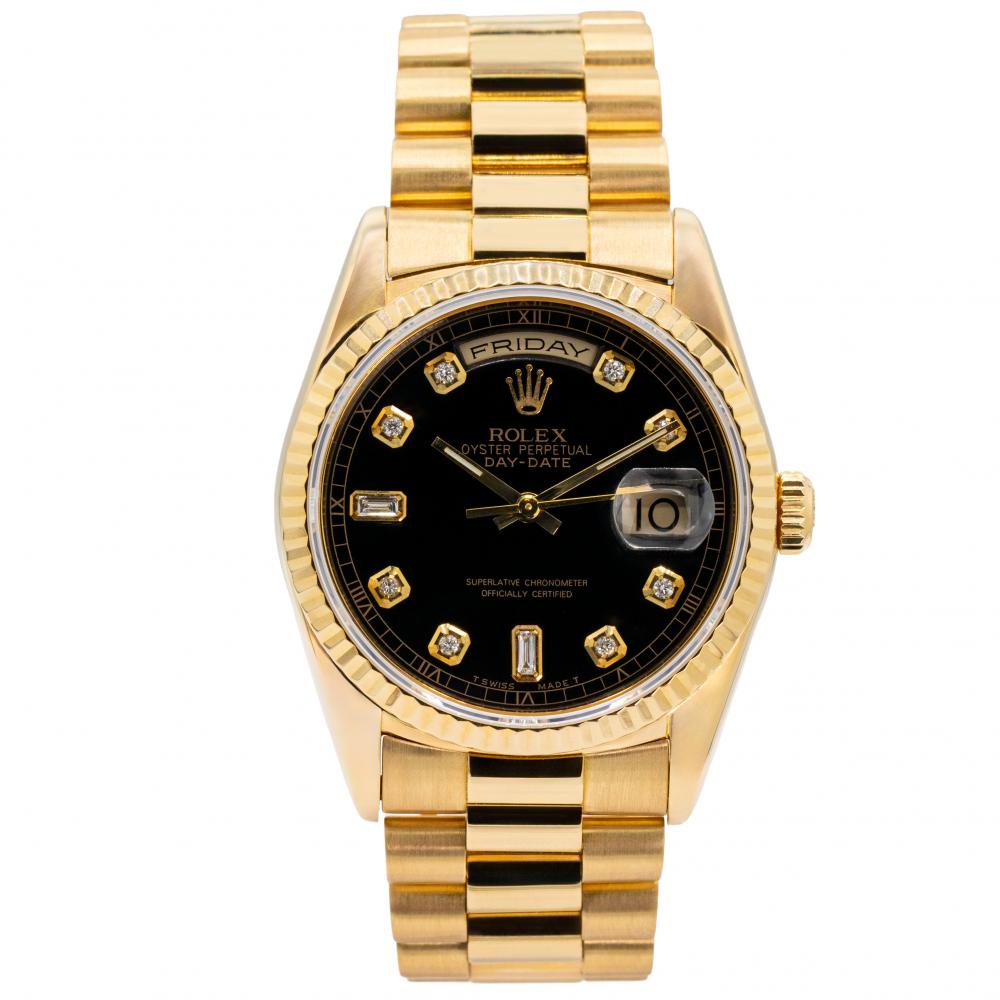 Rolex 18K Yellow Gold Day-Date 36MM 18238 Watch