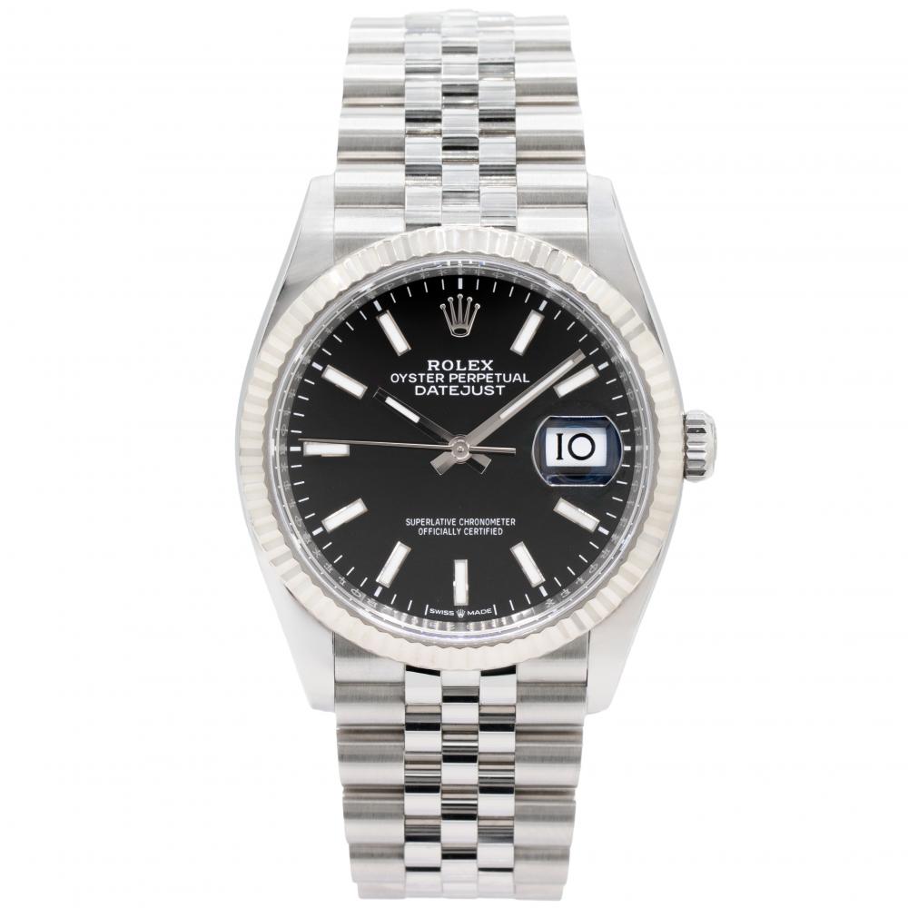 Rolex Datejust 36MM Black Dial 126234 Watch