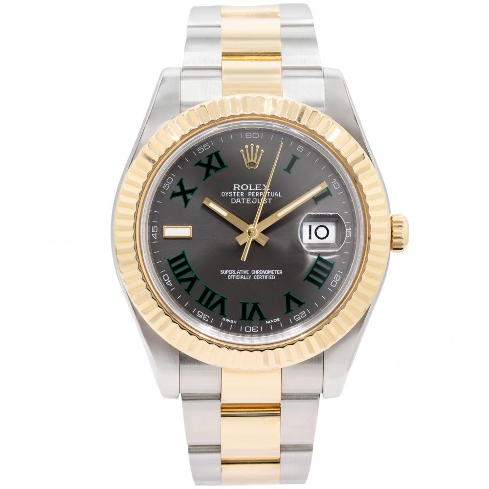 Rolex Datejust "Wimbledon" 41MM 116333 Two-Tone Watch
