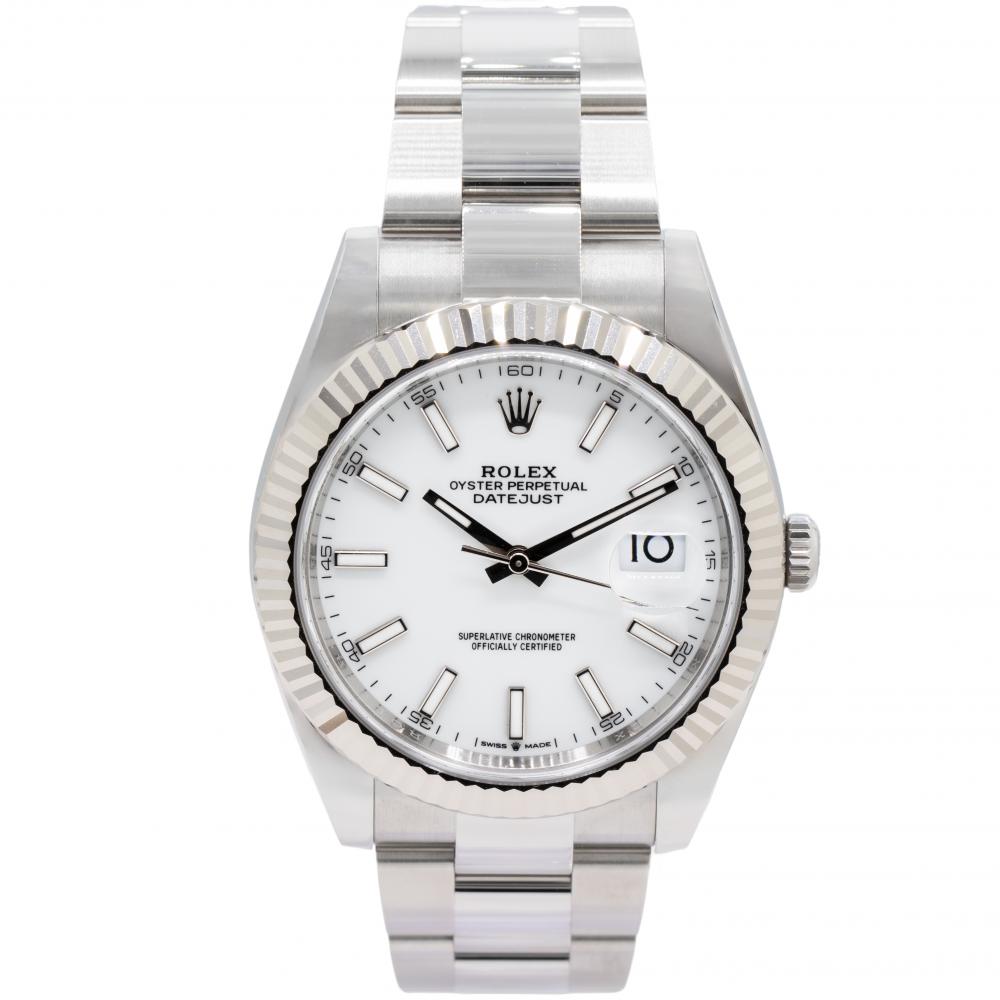 Rolex Datejust 41MM 126334 White Dial Watch