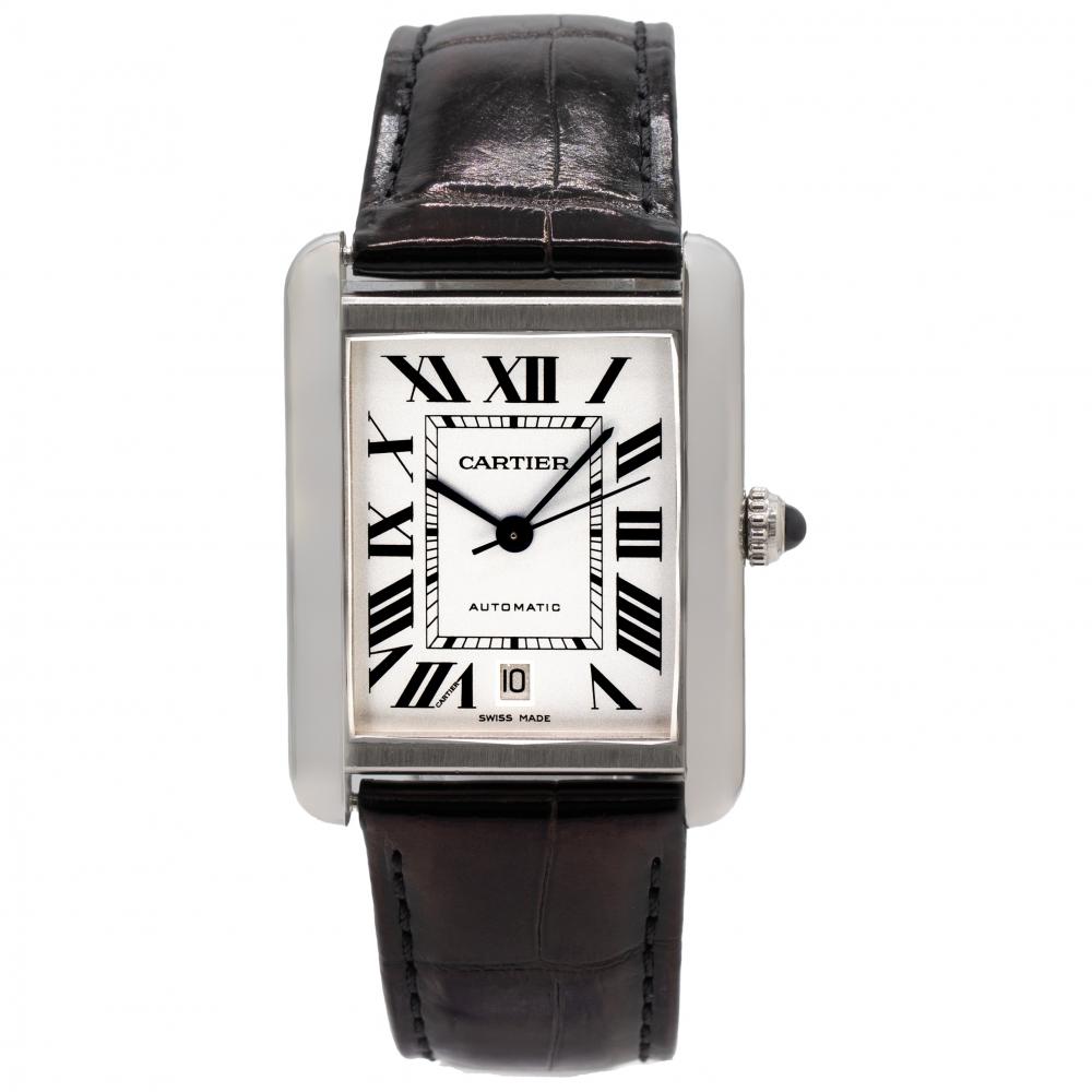 Cartier Tank Solo XL WST0029 Stainless Steel Watch