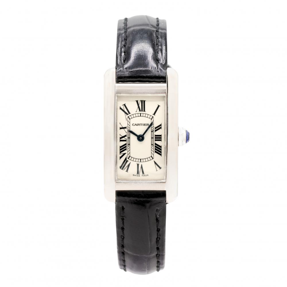 Cartier Tank Americaine  19.0 x 35.0MM WB707331 Stainless Steel