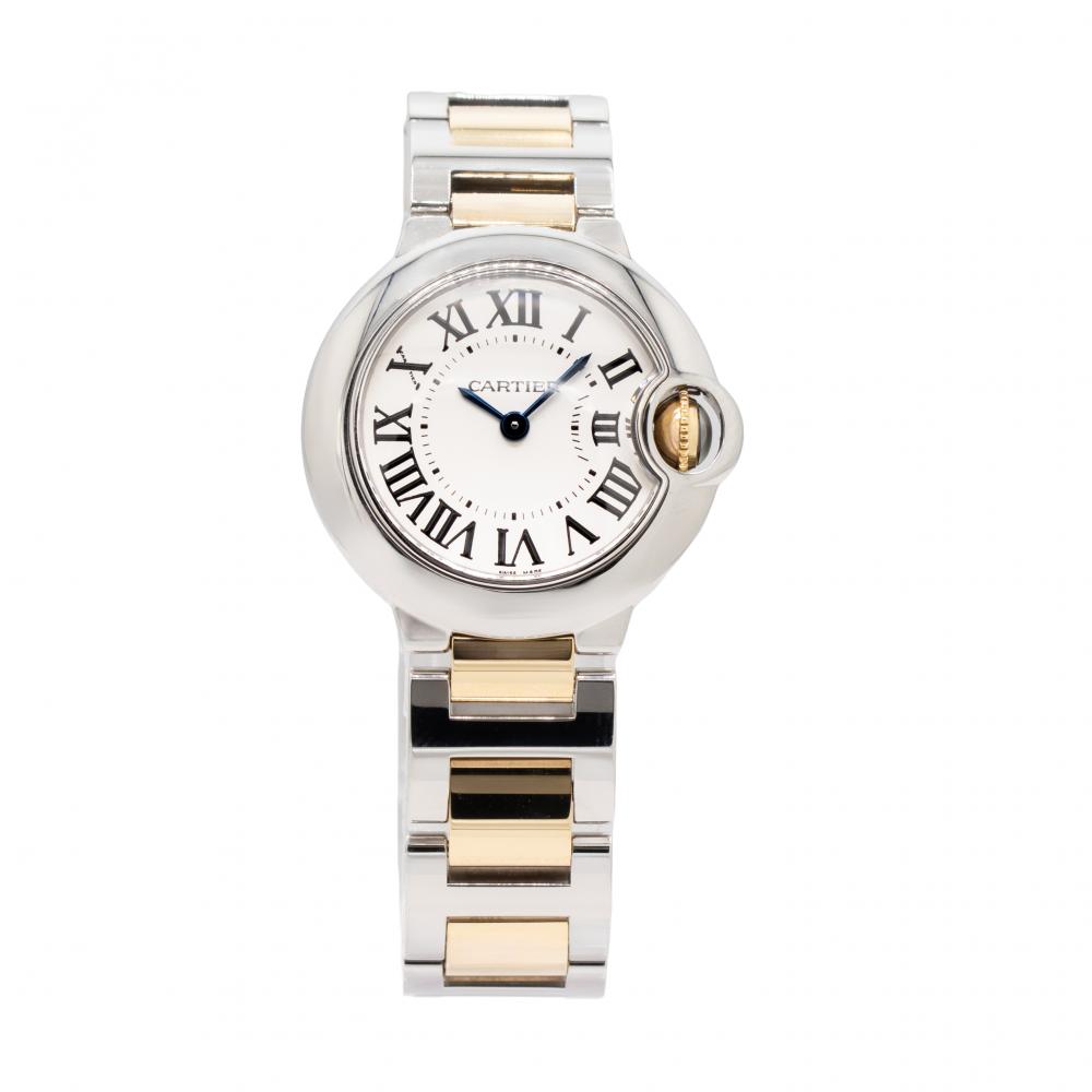 Cartier Ballon Bleu De 28MM W69010Z4 Two Tone Watch