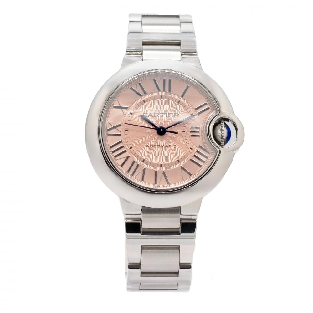 Cartier Pink Dial 33MM WSBB0068 Stainless Steel watch