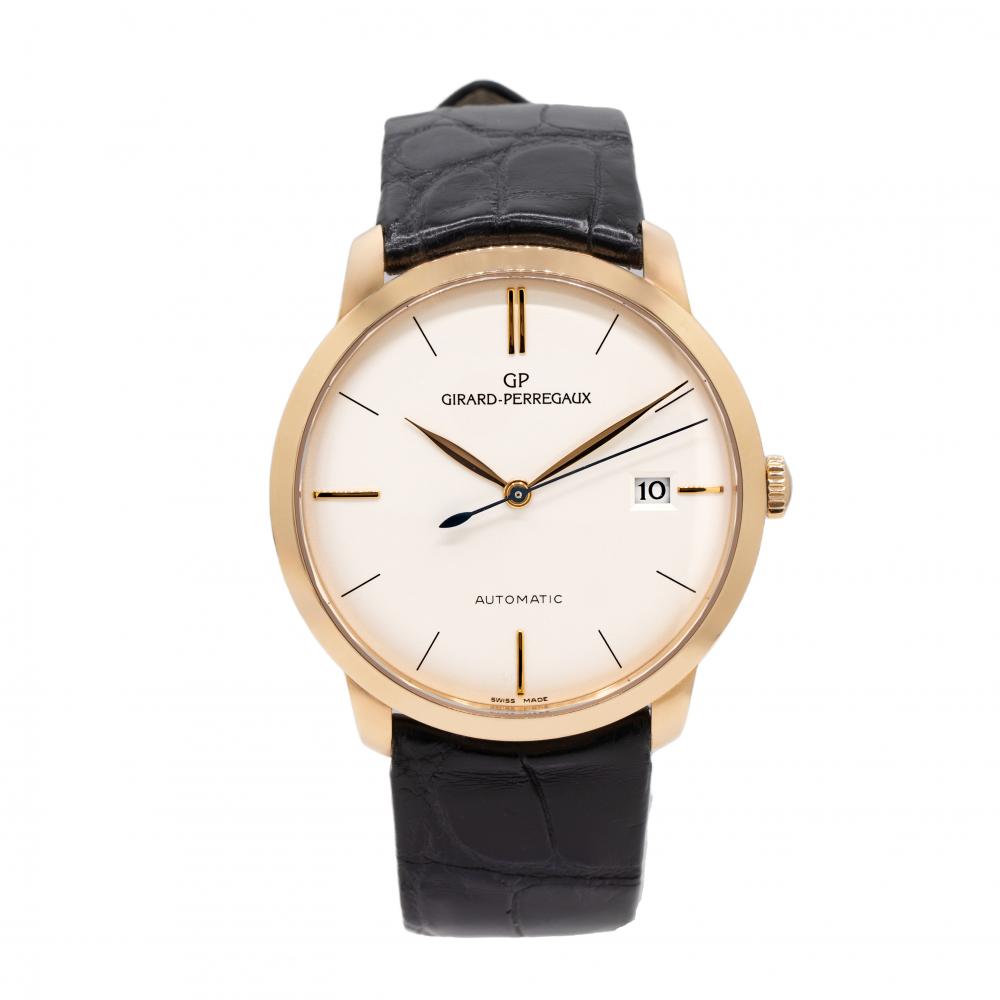 Girard Perregaux 1966 38MM 49525 18KT Everose Gold Watch