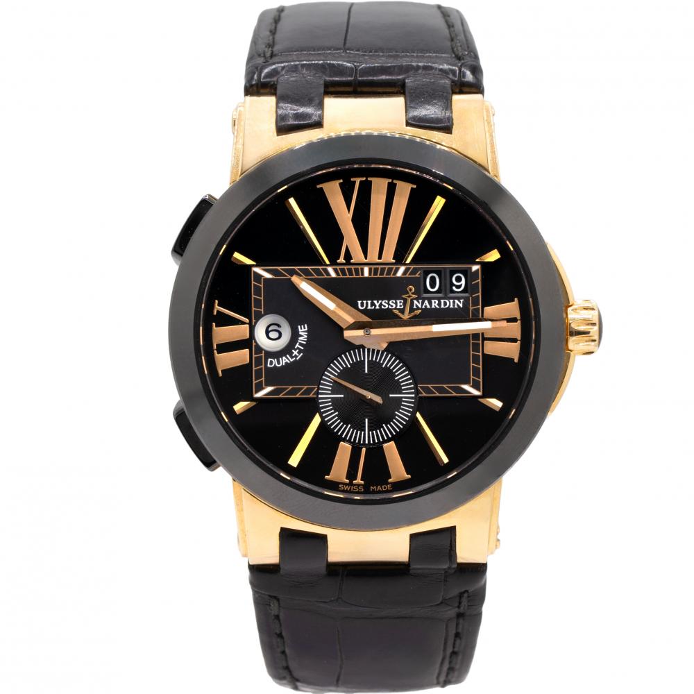 Ulysse Nardin 43MM 246-00-3/42 18KT Yellow Gold Watch