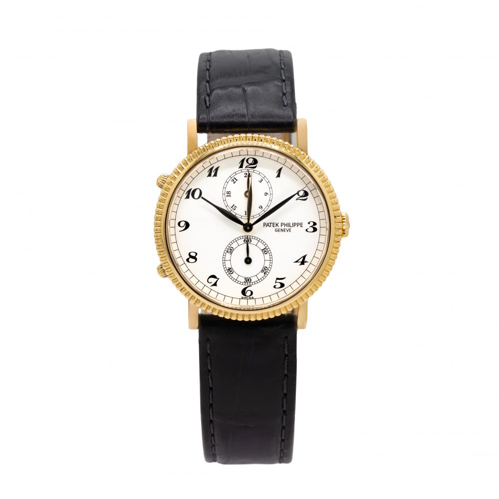Patek Phillipe Calatrava Travel Time 34MM 5034J 18KT Yellow Gold