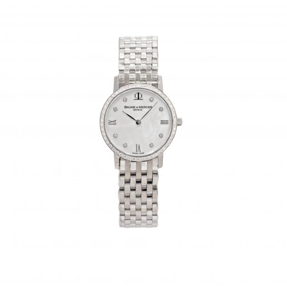 Balume & Mercier Classima Mop M0A08580 18KT White Gold Watch