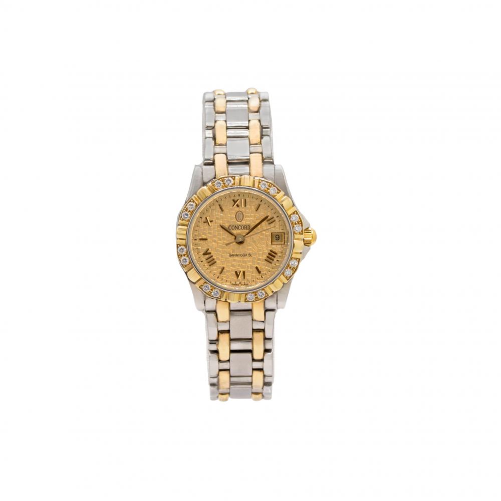 Concord Saratoga 23MM 1154949 Two Tone Watch