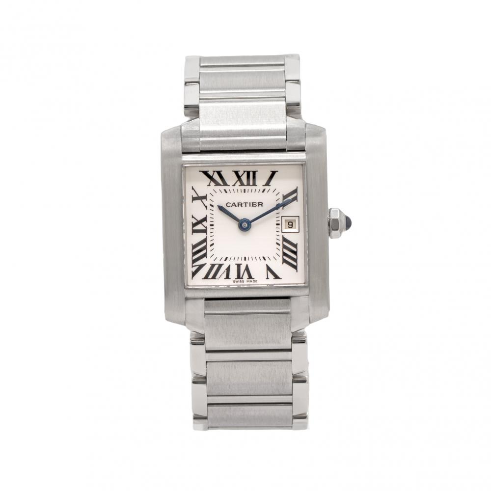 Cartier Tank Midsize W51011Q3 Stainless Steel Watch