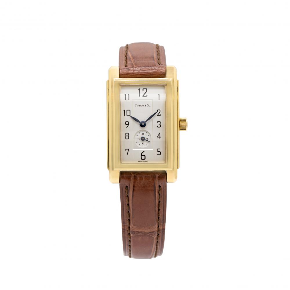 Tiffany & Co 27MM 019114 18KT Yellow Gold Watch