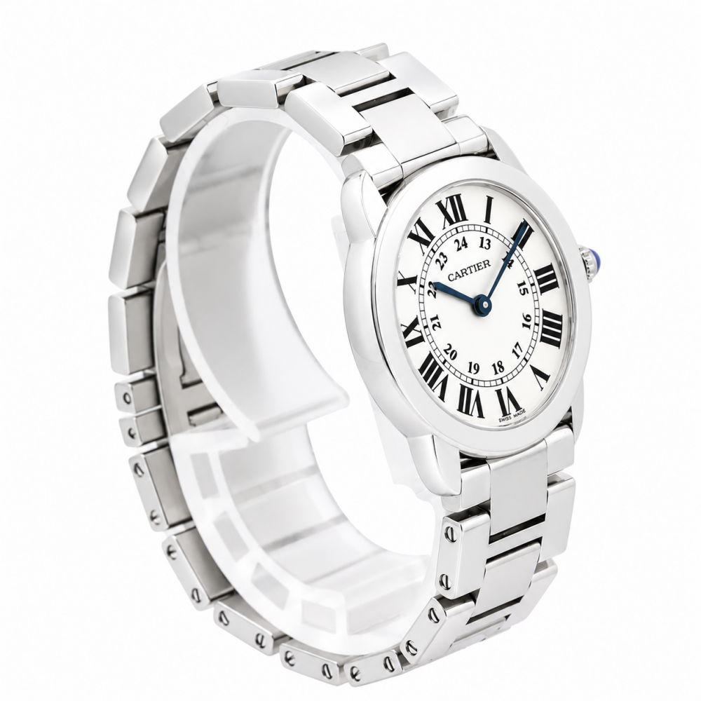 Cartier Watch Ronde Solo SM SS White Pre-owned Cartier Ronde Solo WSRN0029 Stainless Steel White main image 4