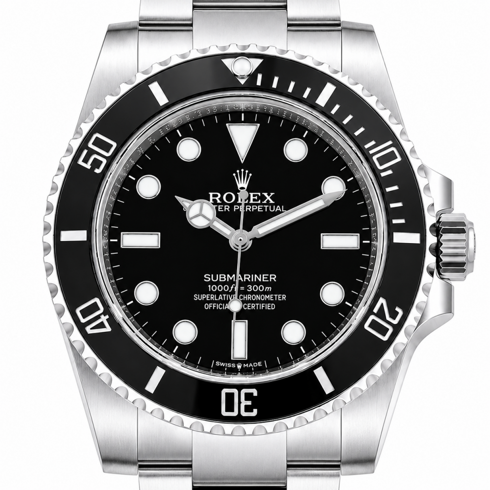 Rolex Submariner 41MM 124060 No Date Black Dial Watch