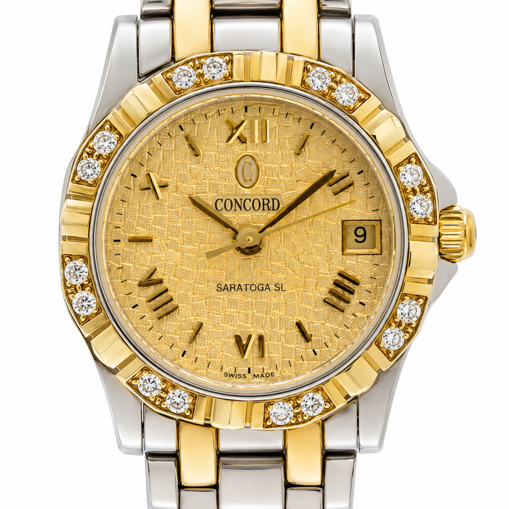 Concord Saratoga 23MM 1154949 Two Tone Watch