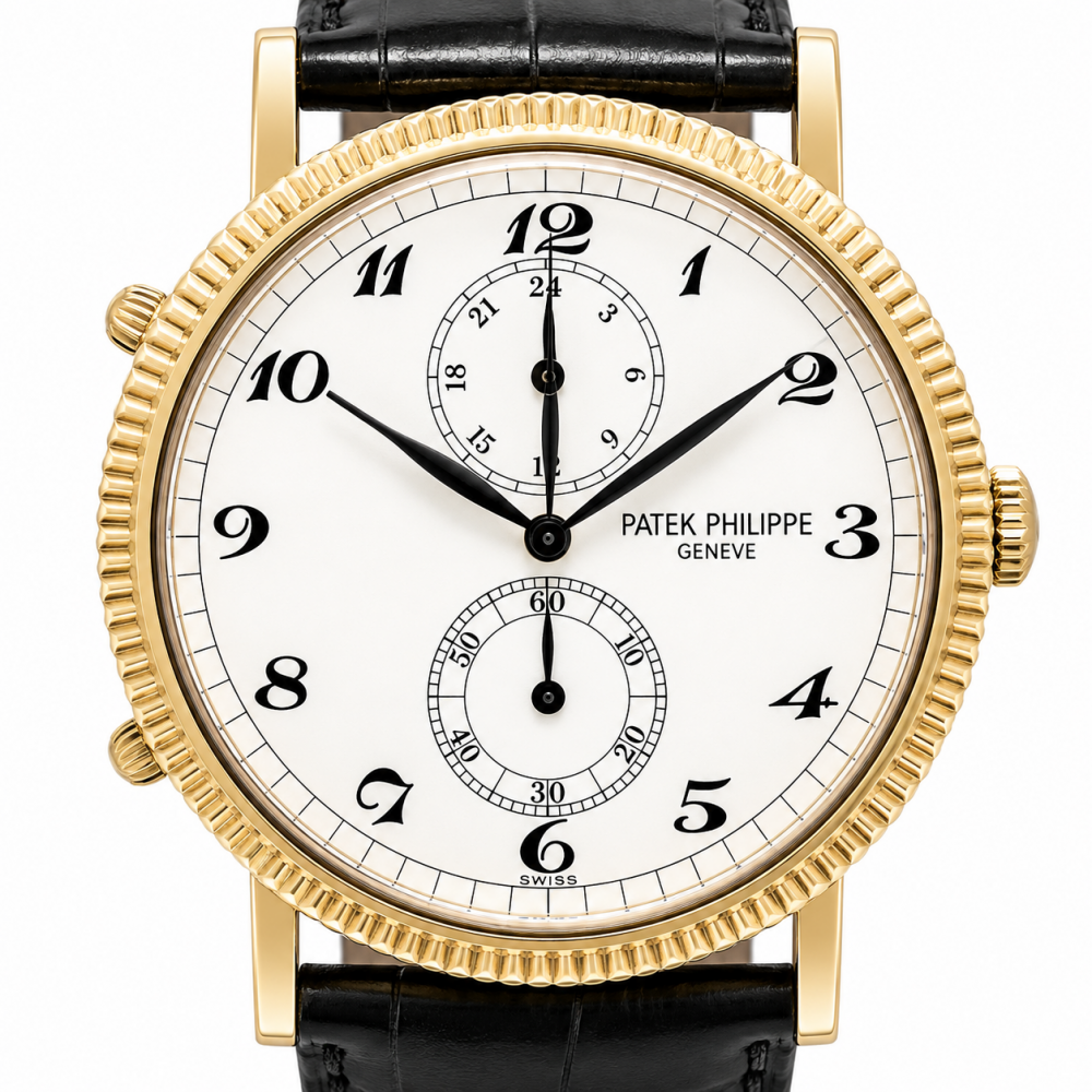 Patek Philippe Calatrava Travel Time 34MM 5034J 18KT Yellow Gold