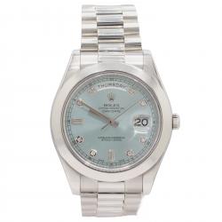 Rolex Platinum Rolex Day Date II 218206