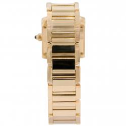 Cartier Tank Francaise Small 18Kt YG 2385 Watch
