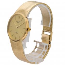 Rolex Cellini 18K Yellow Gold 32MM 4112 Watch