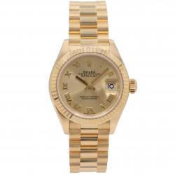 Rolex Datejust 28MM 279178 18Kt Yellow Gold Watch