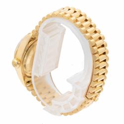 Rolex Datejust 26MM 69178 Diamond Dial 18KT YG Watch