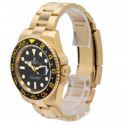 Rolex GMT Master II Black 40MM 116718LN 18KT Yellow Gold Watch