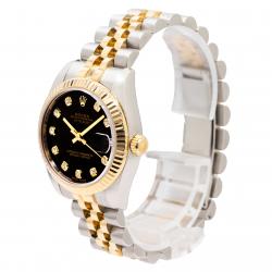 Rolex Datejust 31MM 178273 Black Diamond Dial Two Tone Watch