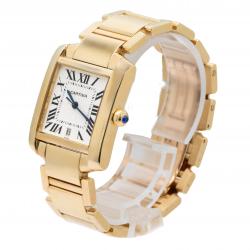 Cartier Tank Francaise Medium W50001R2 18K Yellow Gold Watch