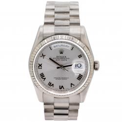 Rolex Day-Date 36MM 118239 18Kt White Gold Watch