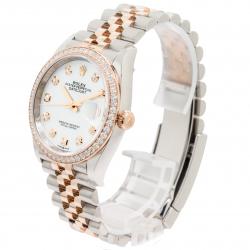Rolex Datejust Everose MOP 36MM 126281RBR Factory Diamond Watch