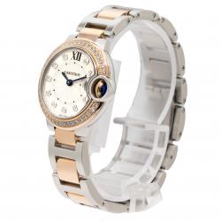 Cartier Ballon Bleu De 28MM WE902076 Diamond Dial & Bezel Watch