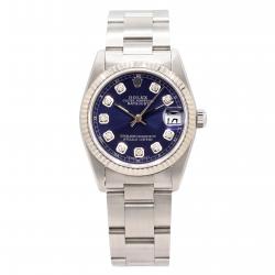 Rolex Datejust Oyster 68274 Blue Diamond DialWatch