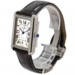 Cartier Tank Solo XL WST0029 Stainless Steel Watch