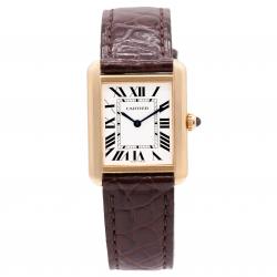 Cartier Tank Solo 31x24.4 W5200024 18KT Rose Gold Watch