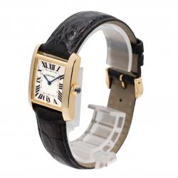Cartier Tank Francaise 30MM W5000356 18Kt YG Watch