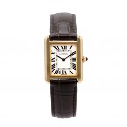 Cartier Tank Solo Small 24mm x 31mm W5200002 18Kt YG Watch