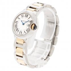 Cartier Ballon Bleu De 28MM W69010Z4 Two Tone Watch