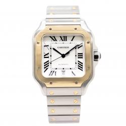 Cartier Santos Large 39.8 x 47.5MM W2SA0006 Two-Tone Watch