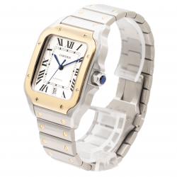 Cartier Santos Large 39.8 x 47.5MM W2SA0006 Two-Tone Watch
