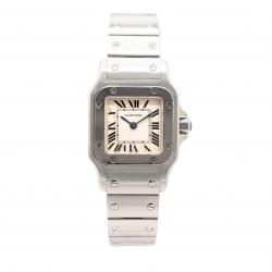 Santos SS Mini Galbee 24 x 35MM W20056D6 Stainless Steel Watch