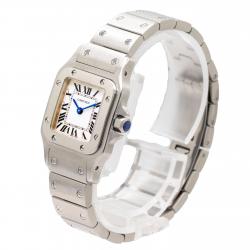 Santos SS Mini Galbee 24 x 35MM W20056D6 Stainless Steel Watch