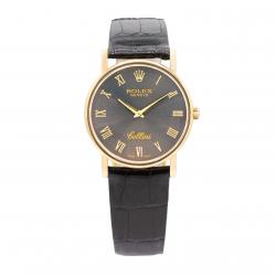 Rolex Cellini 34MM 5115/8 18KT Yellow Gold Watch
