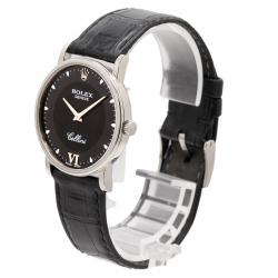 Rolex Cellini 32MM 5115 18Kt White Gold Watch