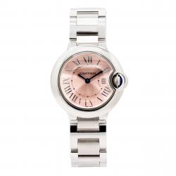 Cartier Ballon Blue De 28MM W6920034 Pink Dial Watch