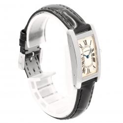 Cartier Tank Americaine  19.0 x 35.0MM WB707331 18K White Gold W