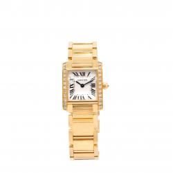 Cartier Tank Francaise WE1001R8 18K Yellow Gold Watch