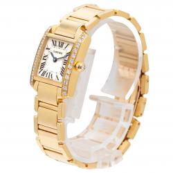 Cartier Tank Francaise WE1001R8 18K Yellow Gold Watch
