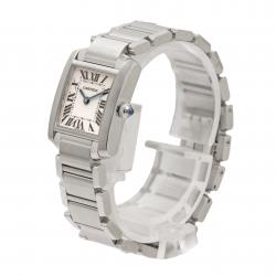 Cartier Tank Small W51008Q3 Stainless Steel Watch