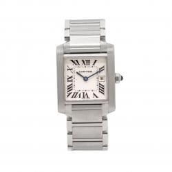 Cartier Tank Midsize W51011Q3 Stainless Steel Watch